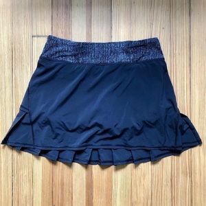 Lululemon black and white skort